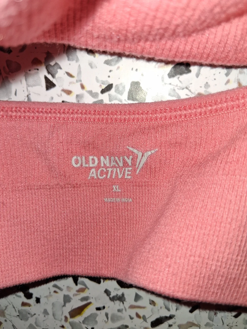 Women's Old Navy Active Sports Bra Size XL Pink Coral No Padding Wireless